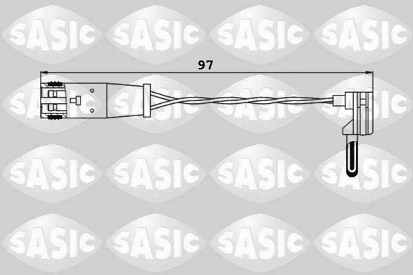 Sasic 6236002 - Kulumisenilmaisin, jarrupala inparts.fi