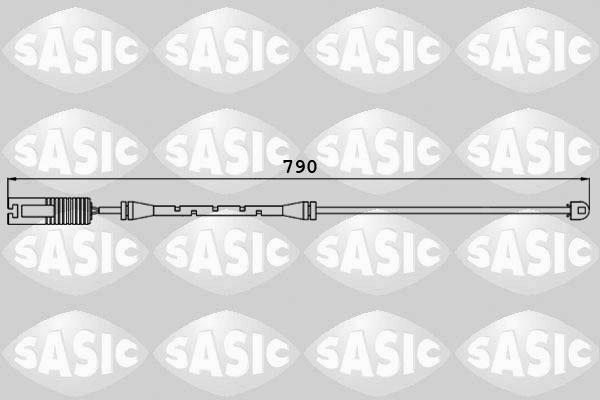 Sasic 6236011 - Kulumisenilmaisin, jarrupala inparts.fi