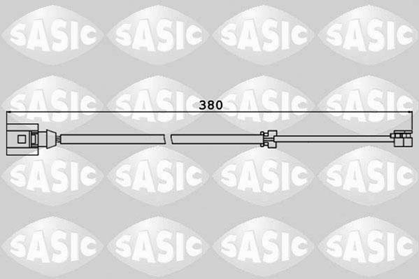 Sasic 6236039 - Kulumisenilmaisin, jarrupala inparts.fi