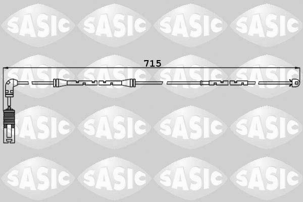 Sasic 6236032 - Kulumisenilmaisin, jarrupala inparts.fi