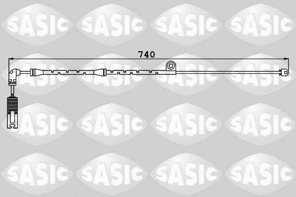 Sasic 6236020 - Kulumisenilmaisin, jarrupala inparts.fi