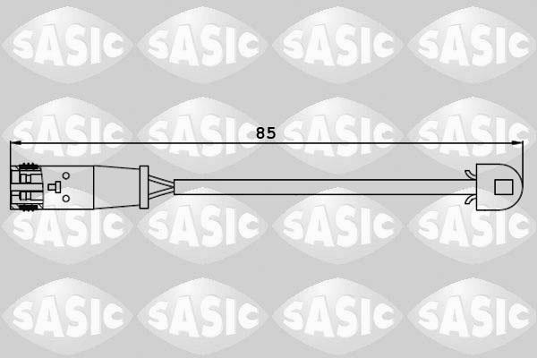 Sasic 6236021 - Kulumisenilmaisin, jarrupala inparts.fi