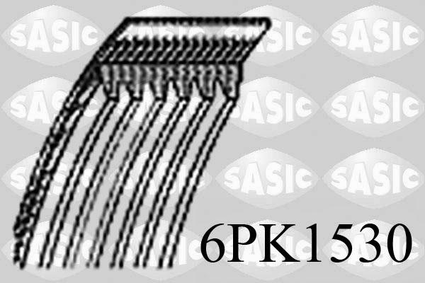 Sasic 6PK1530 - Moniurahihna inparts.fi