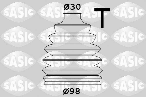 Sasic 1906174 - Paljekumi, vetoakseli inparts.fi