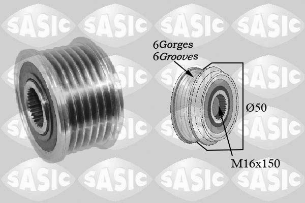 Sasic 1676014 - Hihnapyörä, laturi inparts.fi