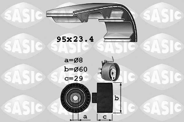 Sasic 1754009 - Hammashihnasarja inparts.fi