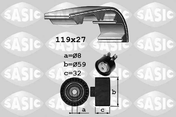 Sasic 1754026 - Hammashihnasarja inparts.fi