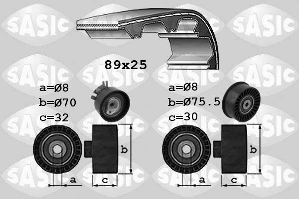 Sasic 1754023 - Hammashihnasarja inparts.fi