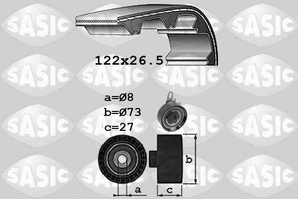 Sasic 1756041 - Hammashihnasarja inparts.fi