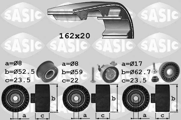 Sasic 1756065 - Hammashihnasarja inparts.fi