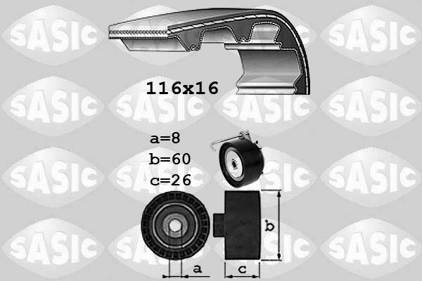 Sasic 1756089 - Hammashihnasarja inparts.fi