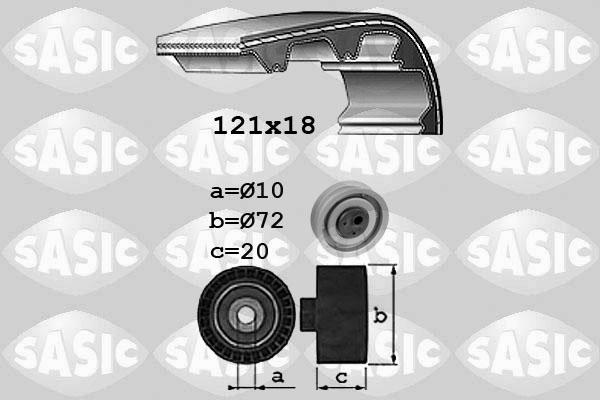 Sasic 1756039 - Hammashihnasarja inparts.fi