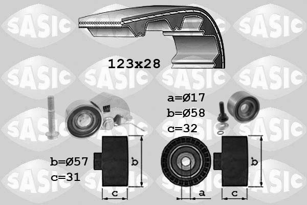 Sasic 1756030 - Hammashihnasarja inparts.fi