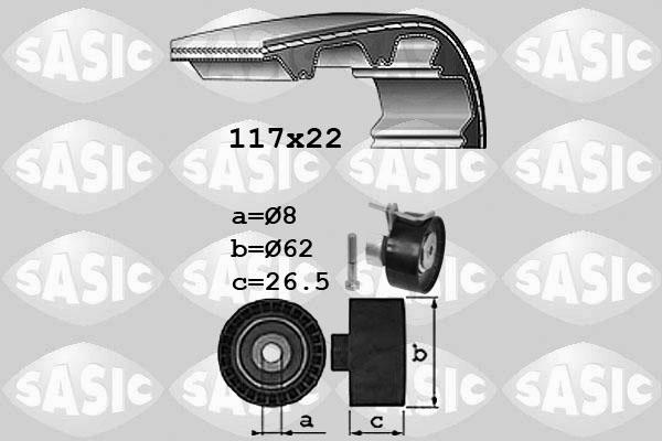 Sasic 1756079 - Hammashihnasarja inparts.fi