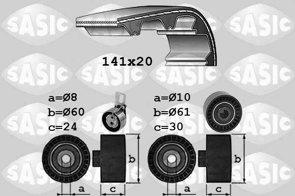 Sasic 1750044 - Hammashihnasarja inparts.fi