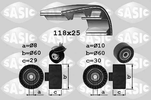 Sasic 1750041 - Hammashihnasarja inparts.fi