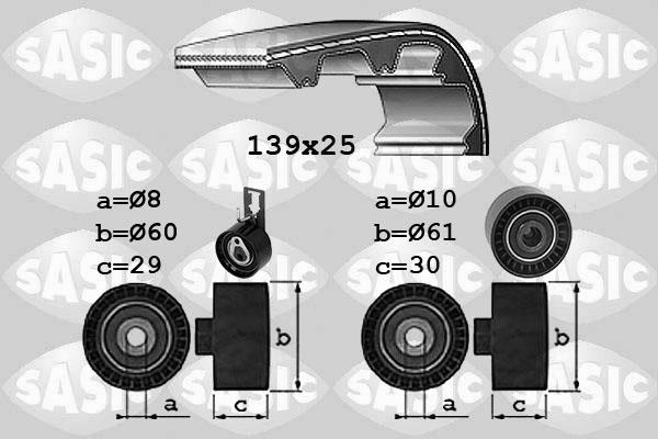 Sasic 1750042 - Hammashihnasarja inparts.fi