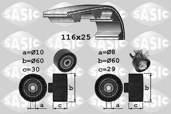 Sasic 1750034 - Hammashihnasarja inparts.fi