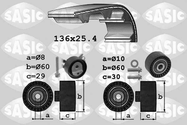 Sasic 1750036 - Hammashihnasarja inparts.fi