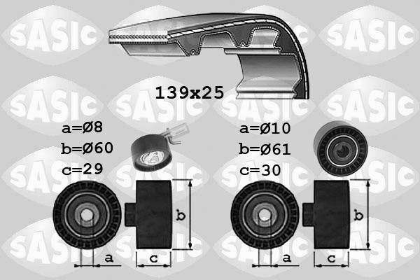 Sasic 1750038 - Hammashihnasarja inparts.fi