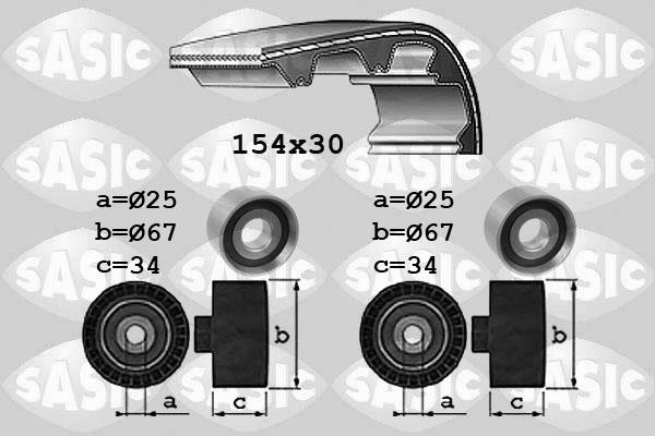 Sasic 1750037 - Hammashihnasarja inparts.fi