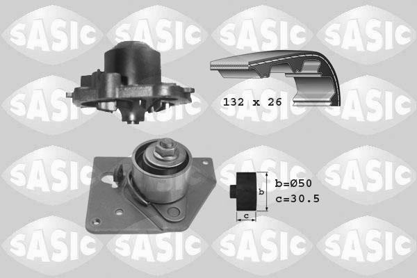 Sasic 3904007 - Vesipumppu + jakohihnasarja inparts.fi