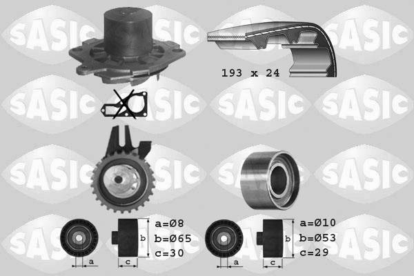 Sasic 3906005 - Vesipumppu + jakohihnasarja inparts.fi