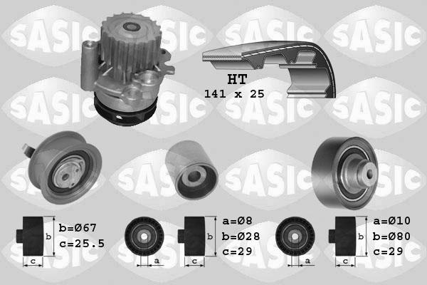 Sasic 3906001 - Vesipumppu + jakohihnasarja inparts.fi