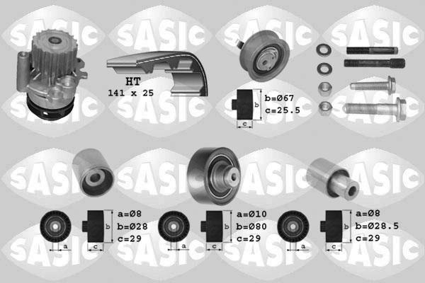 Sasic 3906002 - Vesipumppu + jakohihnasarja inparts.fi