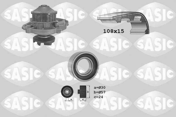 Sasic 3906014 - Vesipumppu + jakohihnasarja inparts.fi