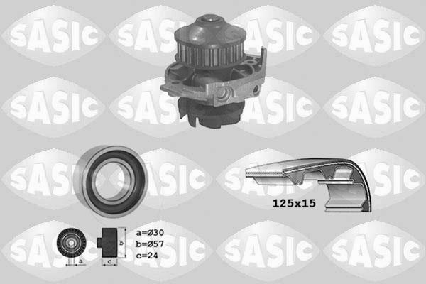 Sasic 3906018 - Vesipumppu + jakohihnasarja inparts.fi