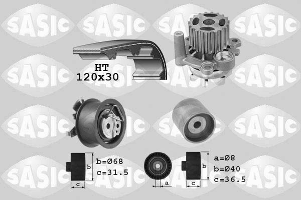 Sasic 3906080 - Vesipumppu + jakohihnasarja inparts.fi