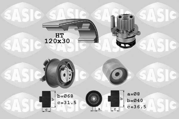 Sasic 3906083 - Vesipumppu + jakohihnasarja inparts.fi