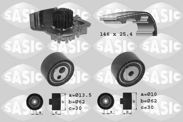 Sasic 3900008 - Vesipumppu + jakohihnasarja inparts.fi