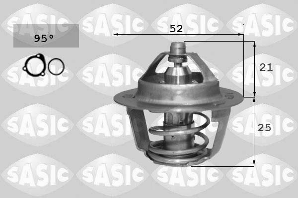 Sasic 3304035 - Termostaatti, jäähdytysneste inparts.fi