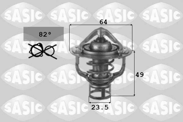 Sasic 3306044 - Termostaatti, jäähdytysneste inparts.fi