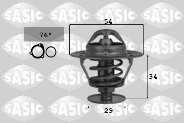 Sasic 3306040 - Termostaatti, jäähdytysneste inparts.fi