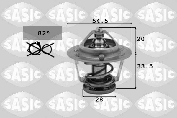 Sasic 3306041 - Termostaatti, jäähdytysneste inparts.fi