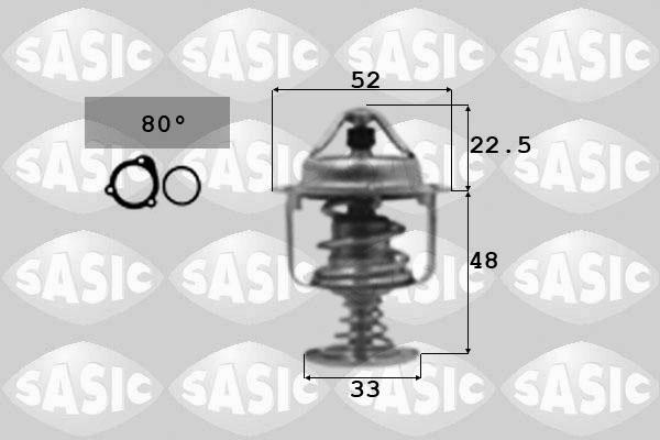 Sasic 3306065 - Termostaatti, jäähdytysneste inparts.fi