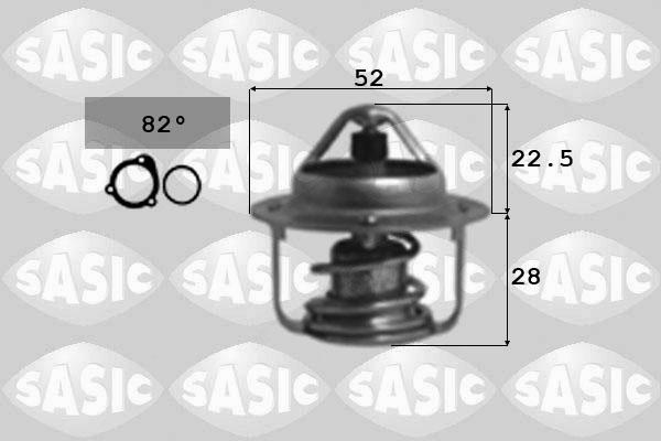 Sasic 3306062 - Termostaatti, jäähdytysneste inparts.fi