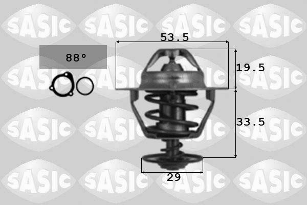 Sasic 3306038 - Termostaatti, jäähdytysneste inparts.fi