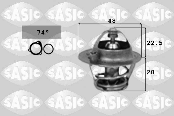 Sasic 3306024 - Termostaatti, jäähdytysneste inparts.fi