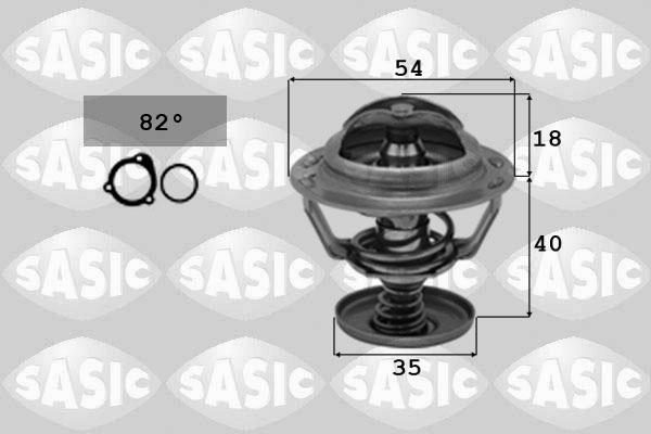 Sasic 3306023 - Termostaatti, jäähdytysneste inparts.fi