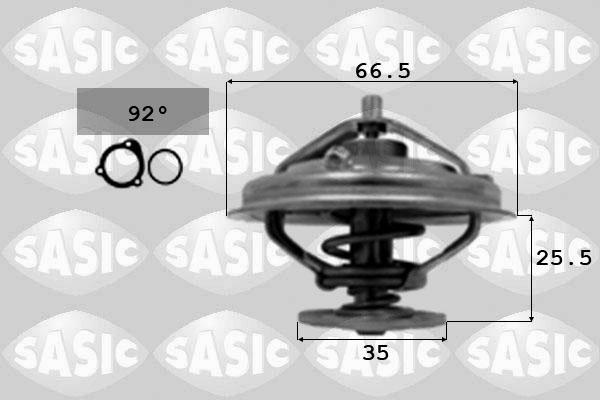 Sasic 3306075 - Termostaatti, jäähdytysneste inparts.fi