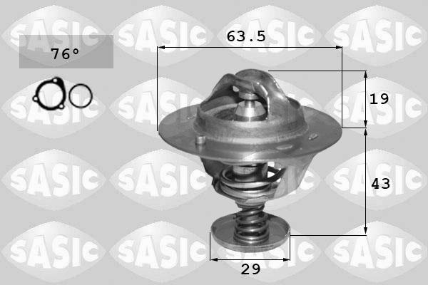 Sasic 3306142 - Termostaatti, jäähdytysneste inparts.fi