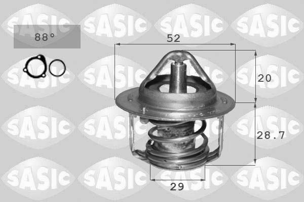 Sasic 3306134 - Termostaatti, jäähdytysneste inparts.fi