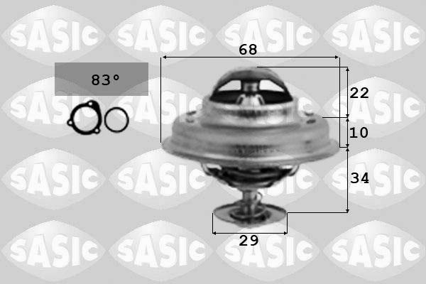 Sasic 3381251 - Termostaatti, jäähdytysneste inparts.fi