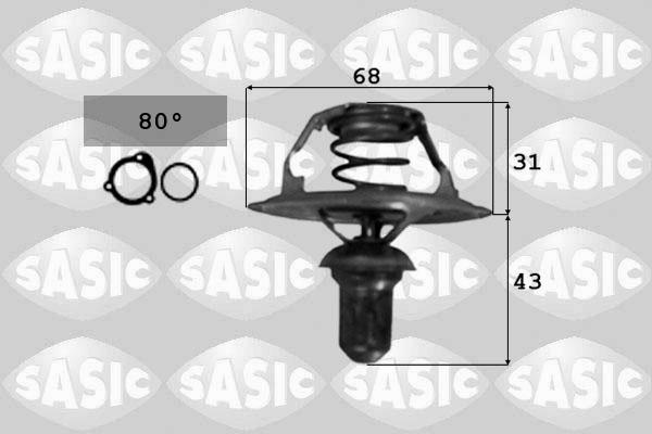 Sasic 3381721 - Termostaatti, jäähdytysneste inparts.fi