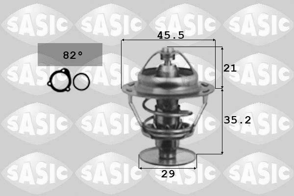 Sasic 3371541 - Termostaatti, jäähdytysneste inparts.fi