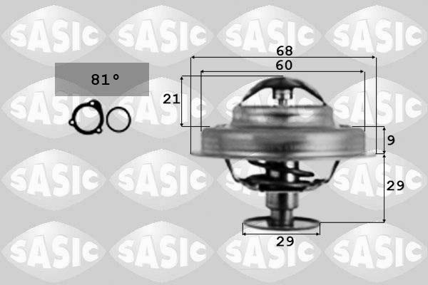 Sasic 3371641 - Termostaatti, jäähdytysneste inparts.fi